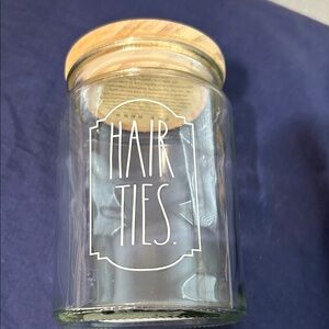 Rae Dunn HAIR TIES Jar